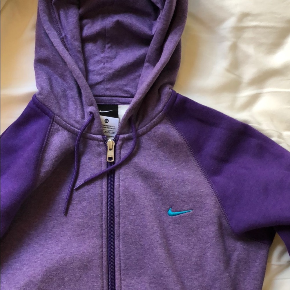 Nike Zip Up In Purple